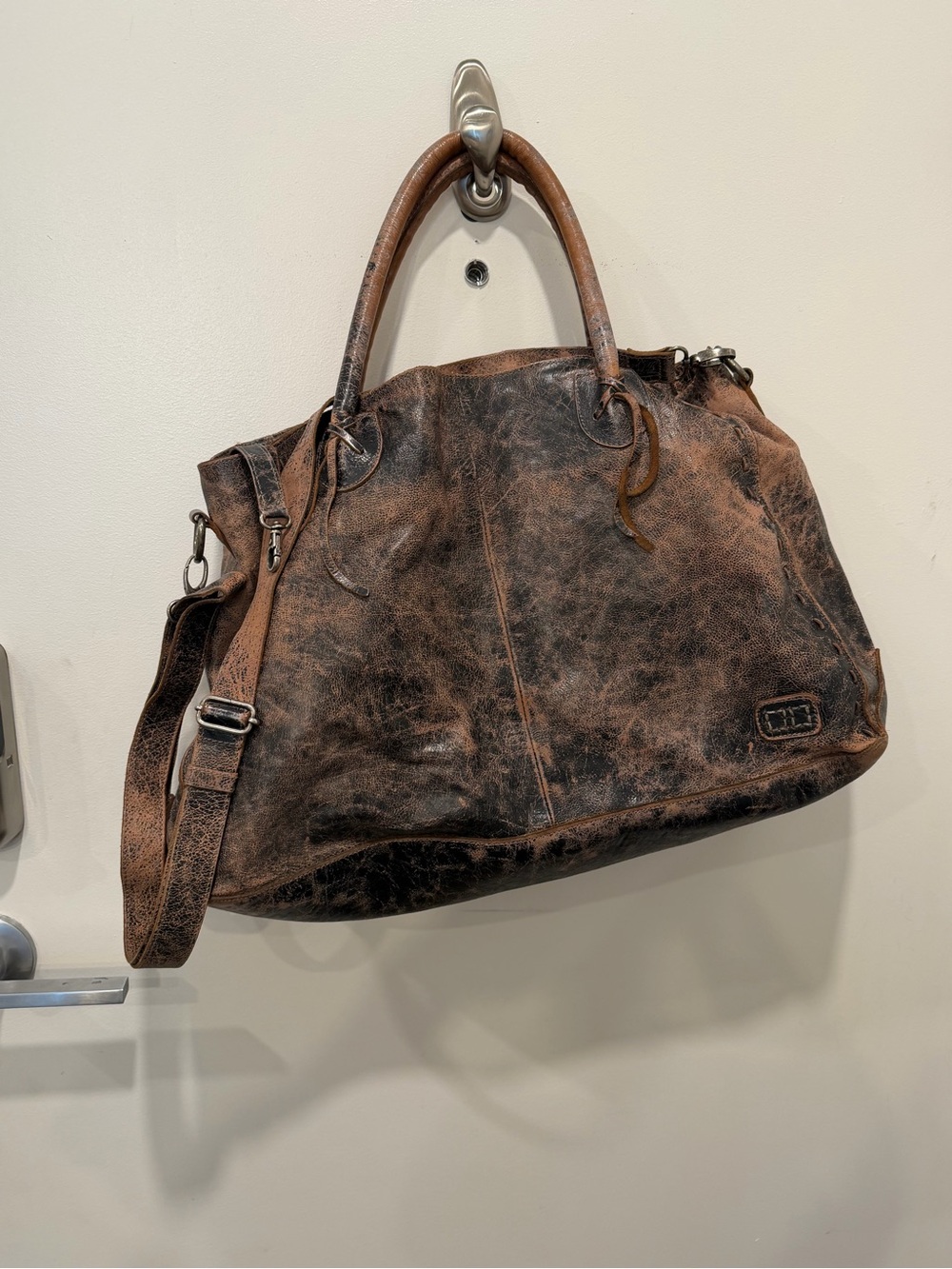 Bed Stu Rockababy Purse Brown
Distressed Leather oversized large bag purse BOHO - Picture 5 of 16